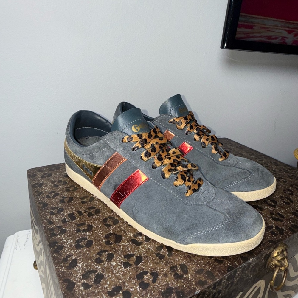Gola Gray and Red Sneakers Casual Comfort
